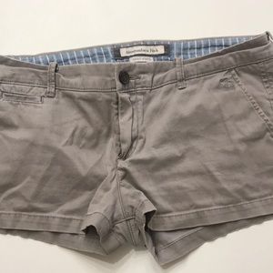Abercrombie & Fitch perfect stretch gray shorts